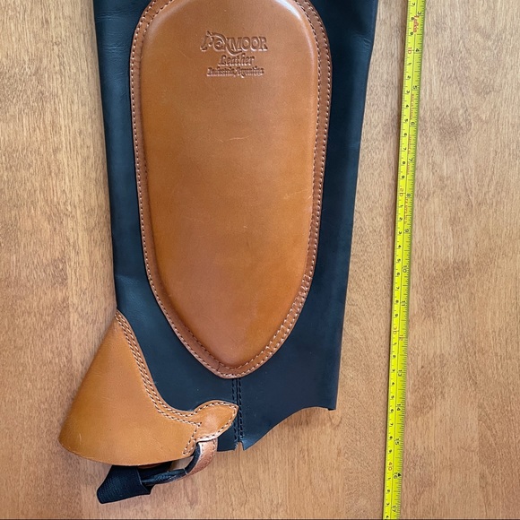 EXMOOR Fine Leather Equestrian Half Chaps - Picture 2 of 11